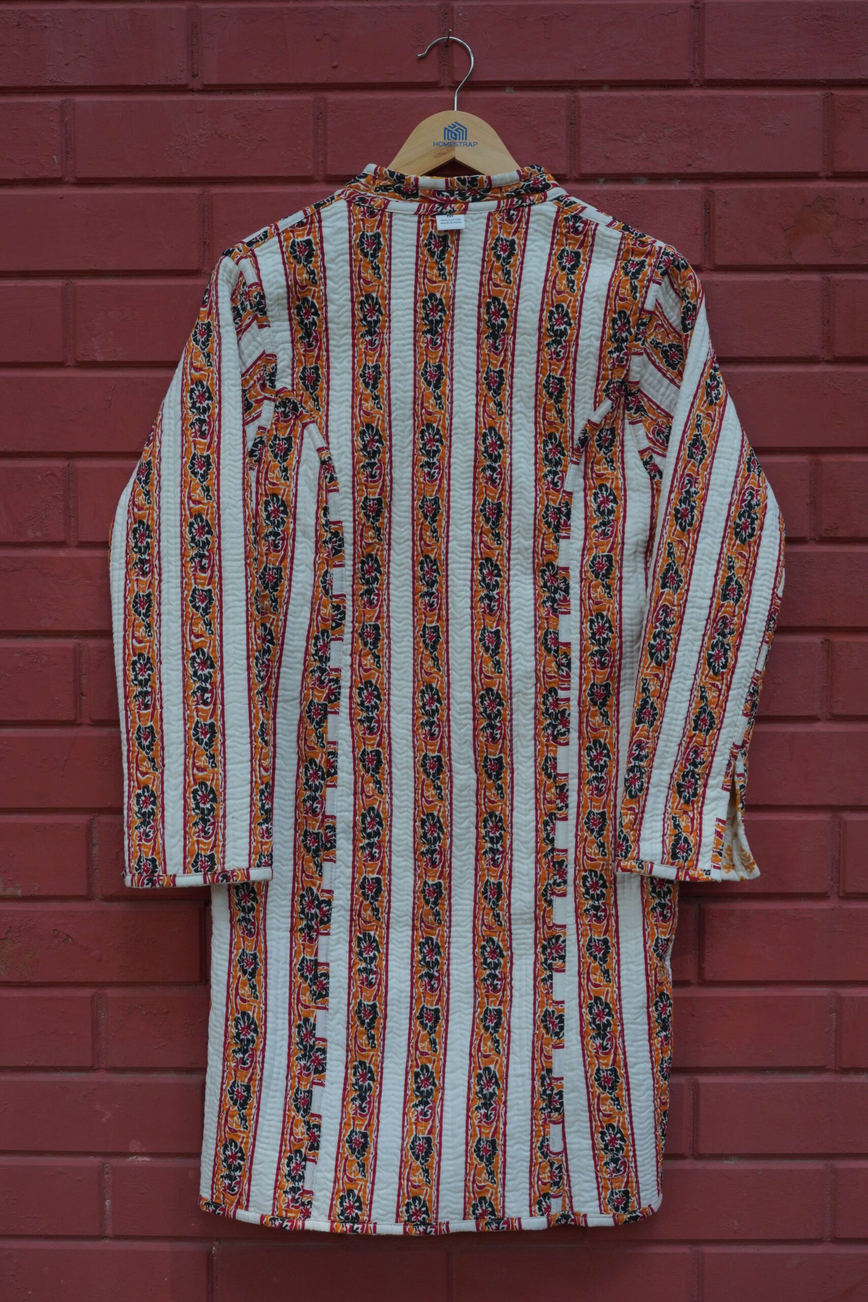 Womens Multti Color Velvet Embroidered Jacket with Floral Design - Image 6